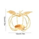thumbnail image 3 of Adornos de metal y hierro, copas de vidrio dorado para velas de Halloween, 3 of 5