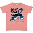 thumbnail image 3 of Inktastic We'll Beat Cancer Together- Colon Cancer Awareness Boys or Girls Toddler T-Shirt, 3 of 5