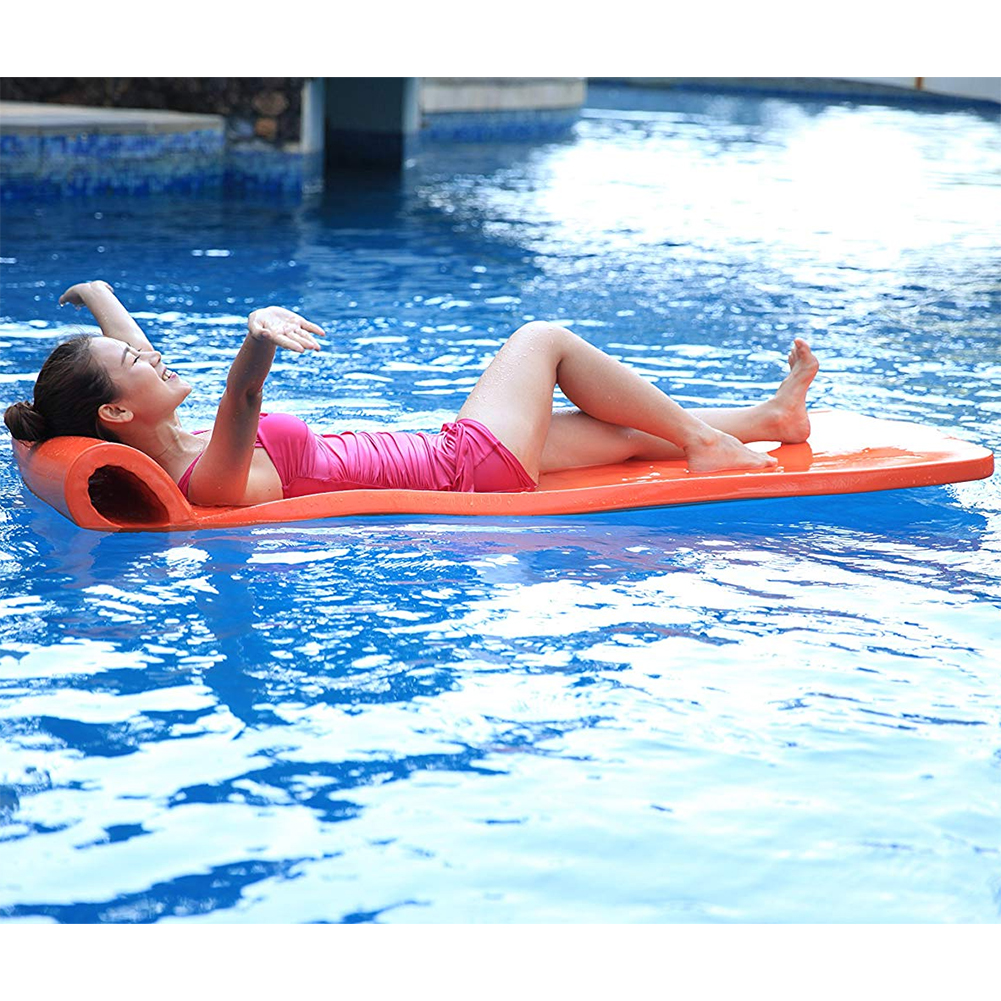 値段が激安 Ocean Blue Water Products Floating Foam Pool Lounger Raft, 70-Inch, 