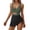 Army Green, variant on Women's Bikini Set 2 Piece High Waisted Swimsuit Halter Wrap Top Split Swim Skirt Push Up Bathing Suit