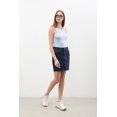 thumbnail image 5 of Banny Jeans Women's High Waisted Stretch Denim Mini Skirt, Navy Blue, Size S, 5 of 8