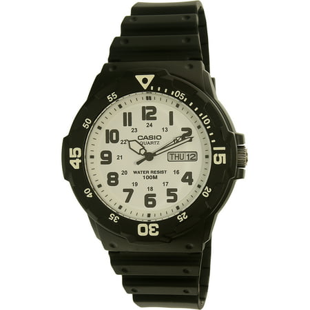 Men's Dive Style Watch, Black/White