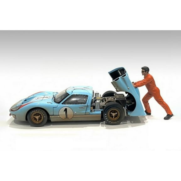 Mechanic Ken Figure, Orange - American Diorama 23790OR - 1/18 scale Figurine - Diorama Accessory