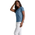 thumbnail image 4 of Hanes Originals Women’s Tri-Blend Classic-Fit T-Shirt with Curved Hem, 4 of 7