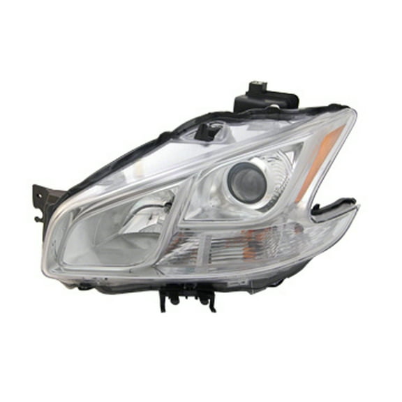 KAI New Economy Replacement Driver Side Headlight Assembly, Fits 2009-2014 Nissan Maxima