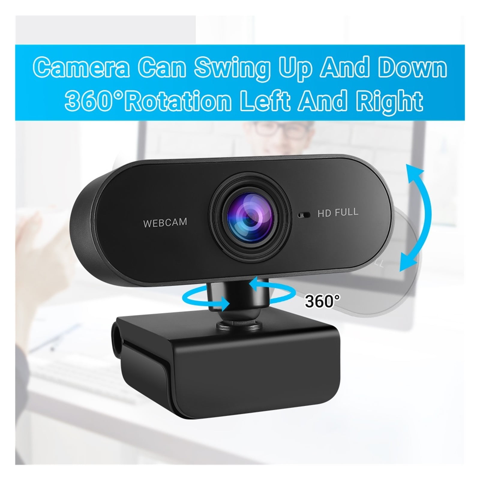 1080P Webcam Full HD Web Camera With Microphone USB Video Cameras For PC Computer Laptop Desktop Conference ,Full Clarity