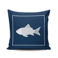 thumbnail image 5 of SUFAM Set of 4 Pillow Cases Fish Fisherman Gone Fishing Rustic Vintage Funny Fear Me Navy Throw Pillowcase Cover Cushion Case Home Decor 16x16 inch, 5 of 5