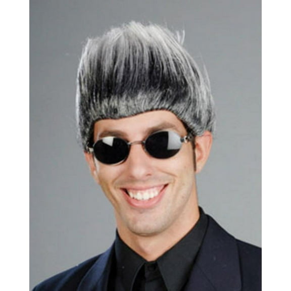 Buckwheat Don King Boxing Promoter High Top Fade by Enigma Costume Wigs Color Mixed Grey