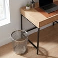 thumbnail image 5 of Mainstays Satin Nickel Metal Wastebasket, 5 of 5