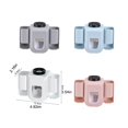 thumbnail image 4 of Toothbrush Holder Wall Mounted Toothpaste Dispenser Dustproof Cover Toothpastes Children Gift Squeezer Home Apartment Children White, 4 of 9