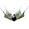 thumbnail image 1 of Small Animal Hammock Cooling Mat, Comfortable Breathable Summer Cooling Hamster Hammock Heat Dissipation Rattan  For Guinea Pig For Rodent For, 1 of 8