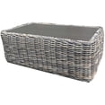 thumbnail image 2 of Hawaii Three-Tone Wicker Gray/Off White/Beige Coffee Table, 2 of 4
