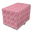 thumbnail image 1 of Strawberries Dog Crate Cover, Floral Berries Pattern Fruity and Spring Time Layout Vintage Garden Art, Easy to Use Pet Kennel Cover Small Dogs Puppies Kittens, 7 Sizes, Pink Multicolor, by Ambesonne, 1 of 6