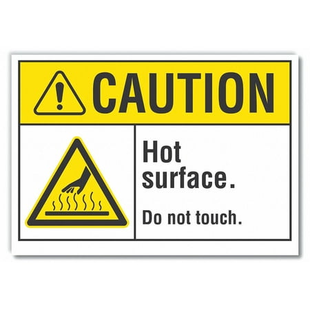 

Lyle Hot Surface Caution Rflctv Labl 7inx10in LCU3-0009-RD_10x7
