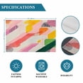 thumbnail image 7 of Placemat Ombre Pink Red Geometric Placemats for Dining Table Abstract Style Washable Table Mats for Party Kitchen Dining Decoration, 7 of 7