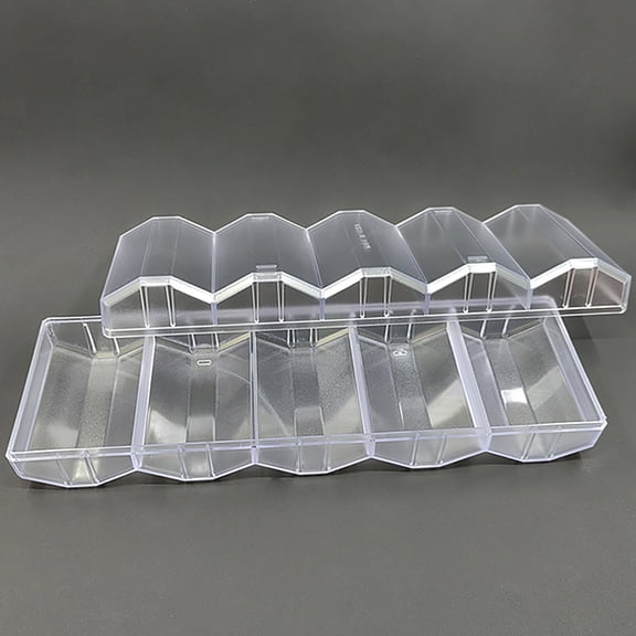 Portable Poker Set with Lid, 24x8x5cm, Ideal for Casinos