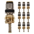 thumbnail image 1 of Miangastore 10pcs R134a-3 Ac Valve Core High And Low Pressure Valve Core For Car Air Conditioning System Copper Valve Core For Precise Refrigerant Charging And Easy Installation, 1 of 9