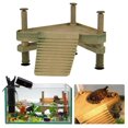 thumbnail image 1 of HLONK Reptile Turtle Frog Pier Floating Basking Platform Rock Aquarium Tank Decorations, 1 of 7
