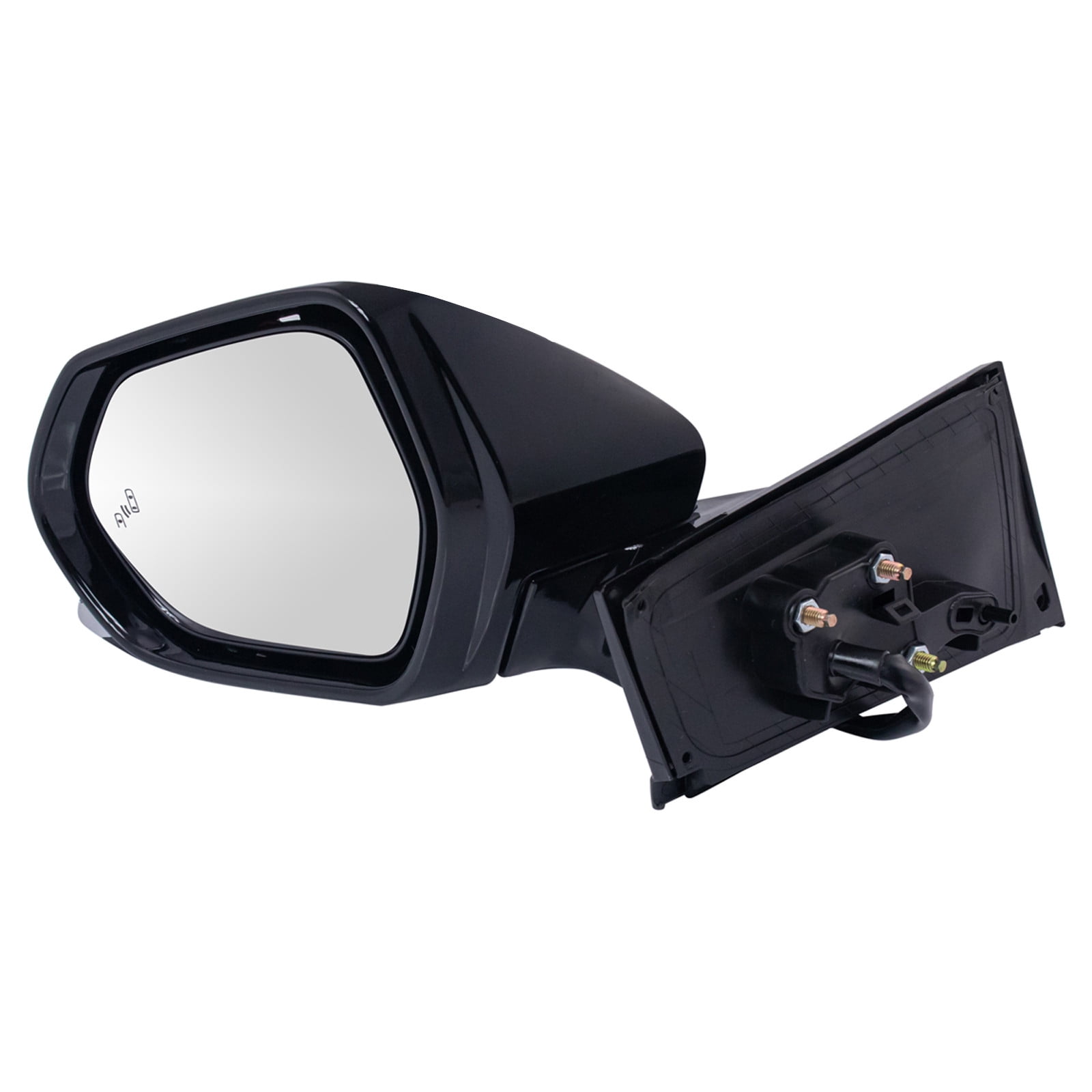 TRQ Driver Side Mirror Power Heated with Blind Spot Indicator Paint to Match Fits 2016-2020 Toyota Prius, 2017-2020 Prius Prime TO1320357