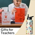 thumbnail image 6 of PE Teacher Gifts 32 oz Physical Education Teacher Water Bottle Insulated Tumbler with Straws and Flip Lid Stainless Steel Travel Cup PE Teacher Appreciation Gifts for Women Men, 6 of 6