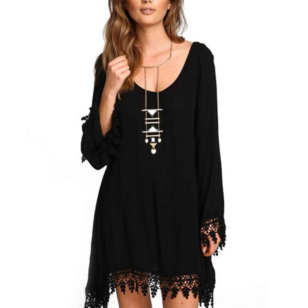 women chiffon long sleeve loose 
