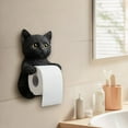 thumbnail image 5 of OugPiStiyk Cat Paper Holder, Realistic 3D Cat Resin Wall-Mounted Tissue Dispenser, Wall-Mounted Cat Tissue Papers Roll Storage Stand for Bathrooms, Kitchen, Home Decor (British Shorthair), 5 of 6