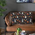 thumbnail image 5 of Halloween Throw Pillow Covers, halloween-spooky-fun-pumpkins-bats Halloween Decorations Square Pillow Cases with Invisible Zipper for Bed Couch Sofa, Farmhouse Halloween Decor-2 Pack 16x16, 5 of 6