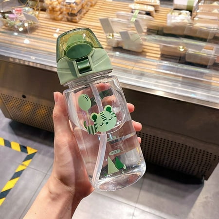 

Fufafayo Today Deals Straw Mug For Students High Temperature Resistance Drop-proof Summer Sports Bottle