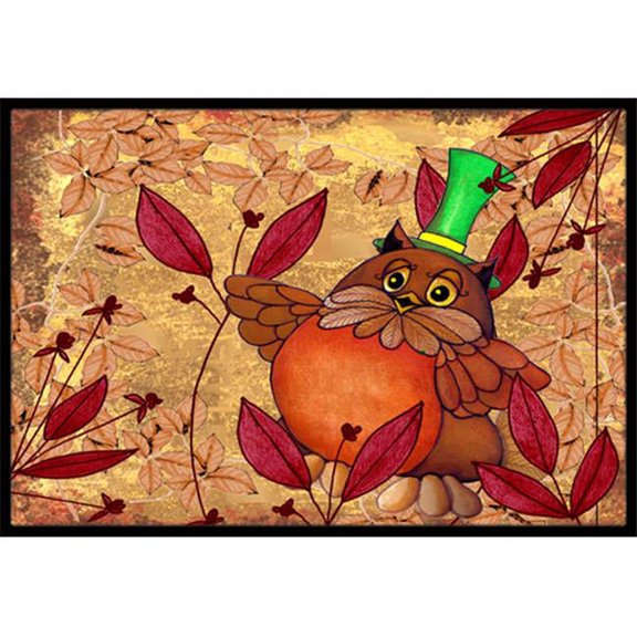 Hootie Fall Owl Indoor & Outdoor Mat, 24 x 36 in.