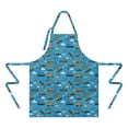 thumbnail image 2 of Cartoon Construction Vehicles Cranes Apron-Garden Aprons for Women with Pockets-Cotton Linen Waterproof Kitchen Cooking Gardening Aprons Adjustable for Kitchen,Cooking,BBQ and Salon 33x27 Inch, 2 of 7