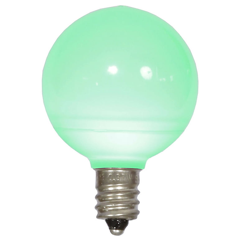 Vickerman Green Ceramic LED Bulb E12 .96W - Walmart.com