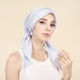 thumbnail image 4 of Dalrosia Women Pre-Tied Beanie Headwear Turban Beanie Caps Head Wrap Headscarf for Women Sleep Hair Cover Hat, 4 of 5