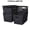Black, variant on 4/8 Pack Stackable Plastic Storage Bins With Lids, 10"x7"x4" Space Saving Closet Desk Dorm Playroom Office Organizer Containers Bonus File Organizer BagPerfect Easter Mother’s Day Housewarming Gift