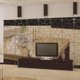 thumbnail image 4 of 32 Unids 3D Etiqueta de Pared Acrílico Espejo Moderno Etiqueta de Pared para El de Estar Dortorio Decorativo Negro Baoblaze Etiqueta engomada de la pared de acrílico, 4 of 8