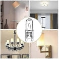 thumbnail image 4 of 12Pack 33W G9 Halogen Bulbs 2800K Warm White Dimmable Clear Capsule 380lm, 4 of 5