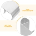 thumbnail image 3 of unbranded Soportes Metálicos Para Rack De Que Distribuyen Carga Y Reducen Ruido En Color Plata, 3 of 8
