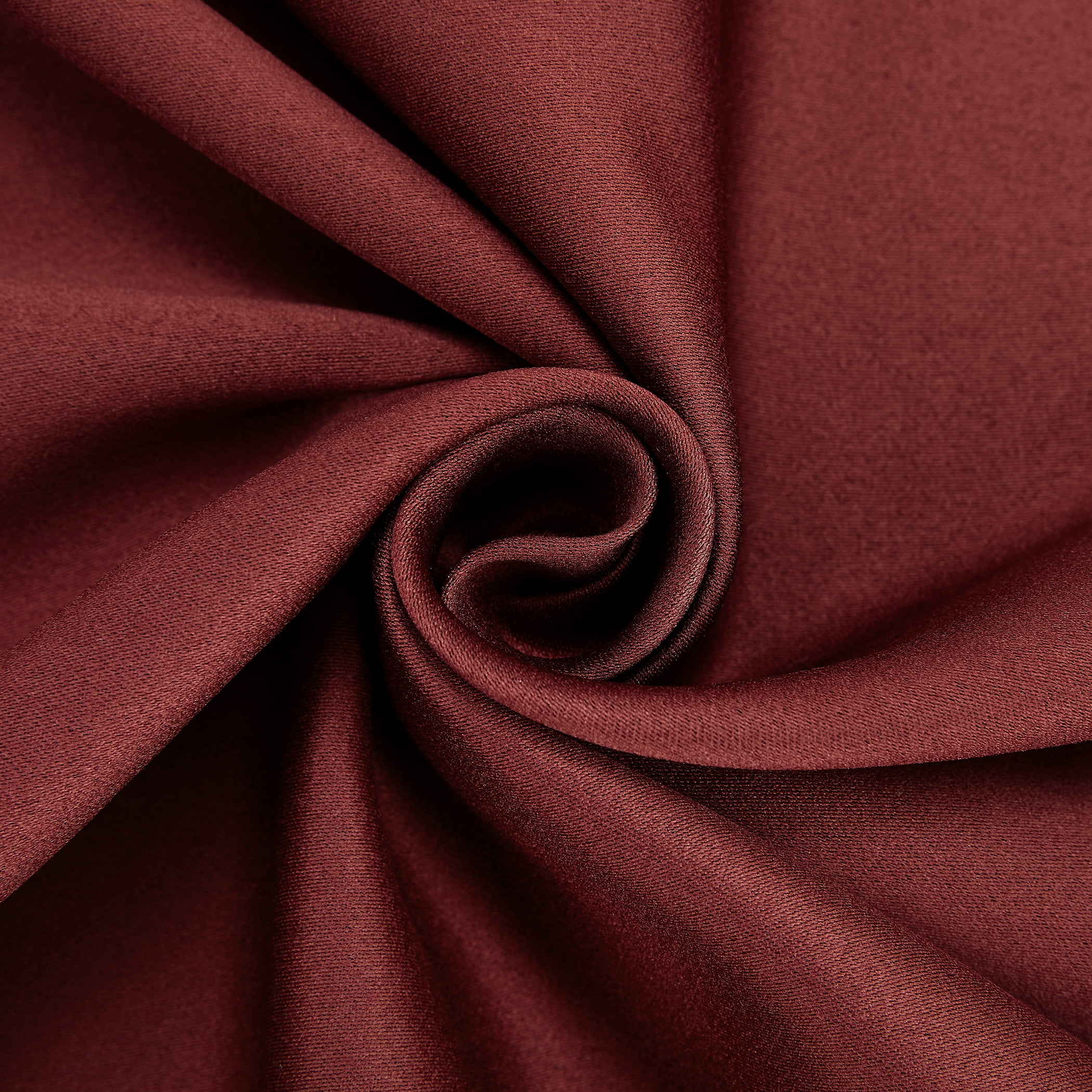 Sun Zero Kylee Energy Efficient Room Darkening Rod Pocket Curtain Panel, 54" x 95", Wine