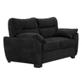 thumbnail image 3 of Sofá Love Seat Dicasa Monza 2 Plazas Negro para Sala, 3 of 8