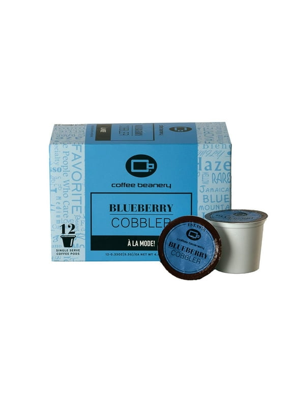 Blueberry Cobbler Flavored Coffee Regular or Decaf: Regular, Size: 12ct Pods, Grind: Automatic Drip