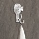 thumbnail image 4 of Vacuum Suction Cup Hook | Strong Plastic Wall Mount | No Trace & Tool-Free Installation | 11x6.2x5.5cm | Beige & Clear | Towel, Cloth, Hat Organizer | 1 Pack, 4 of 6