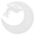 thumbnail image 1 of CRAFTHROU Moon Shaped Moulds for Epoxy Resin Casting High Flexibility 15X5.1Inch 1Piece, 1 of 6