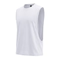 thumbnail image 6 of Men Workout Tank Top Gym Bodybuilding Sleeveless Muscle T Shirts White 2XL, 6 of 9