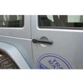 thumbnail image 3 of 5pcs Exterior Door Grab Handle Trim Cover for Jeep Wrangler JK 2007-2018 Black, 3 of 5