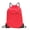 Red, variant on Waterproof and Wear-resistant Drawstring Bag,Blue