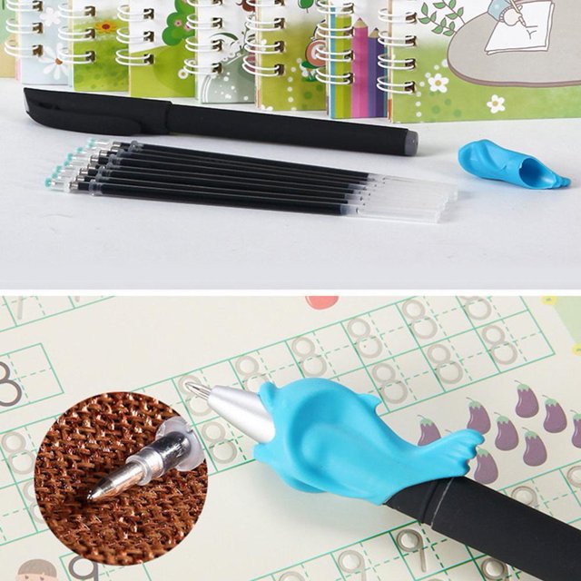 children's 3D calligraphy copybook, English For early toys education alphanumeric book, exercise children's G5B2 heqiyong LED