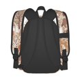 thumbnail image 4 of Bingfone Woodland Animals in Neutral Tones Pattern Large Capacity Student Backpack, Wear-resistant and Lightweight School, Work, Travel, Sports Backpack, Unisex, 4 of 8