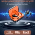 thumbnail image 4 of Auriculares Deportivos Inalámbricos Bluetooth 5.3 con Gancho IPX7 Resistente al Agua 60H Autonomía Micrófono HD y Pantalla LED, 4 of 7