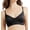 Black, variant on ® M Wireless Stretch Rib Bralette DM2303 Color: Sandshell Size: MEDIUM DD