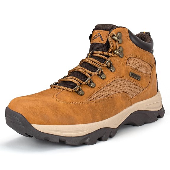 Waterproof Hiking Boots for Men Ankle Support Rugged Grip Winter Trail Walking Boots