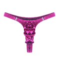 thumbnail image 1 of Tanga de hombre con cintura baja, sexy, desmontable, con borde estrecho y charol brillante, 1 of 5
